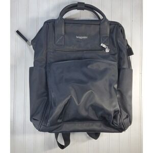 Baggallini Soho Backpack Women's Laptop Backpack Travel Bag Black RFID Pockets